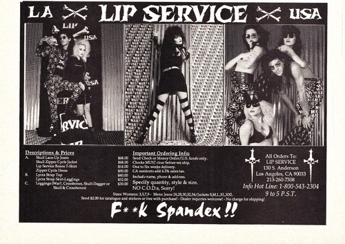 Lip service rock apparel - service,